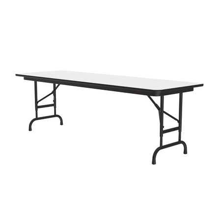Correll CFA Adjustable HPL Folding Tables 24x72 White CFA2472PX-36